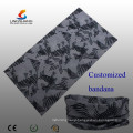 Lingshang 100%polyester multi-function customized skull bandana neck tube